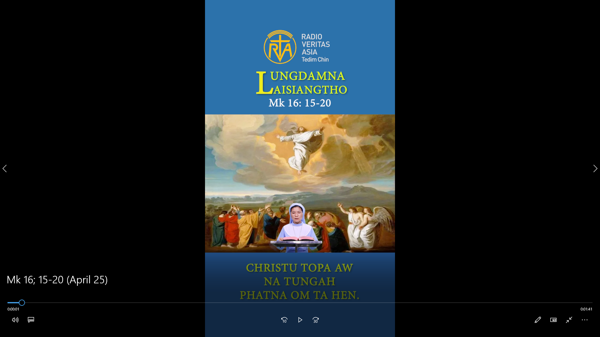 Catholic Nisim Lungdamna Laisiangtho. Thawhkik Pawi Nipi Kaal (3) Na. 25.4.2026 (Sat)