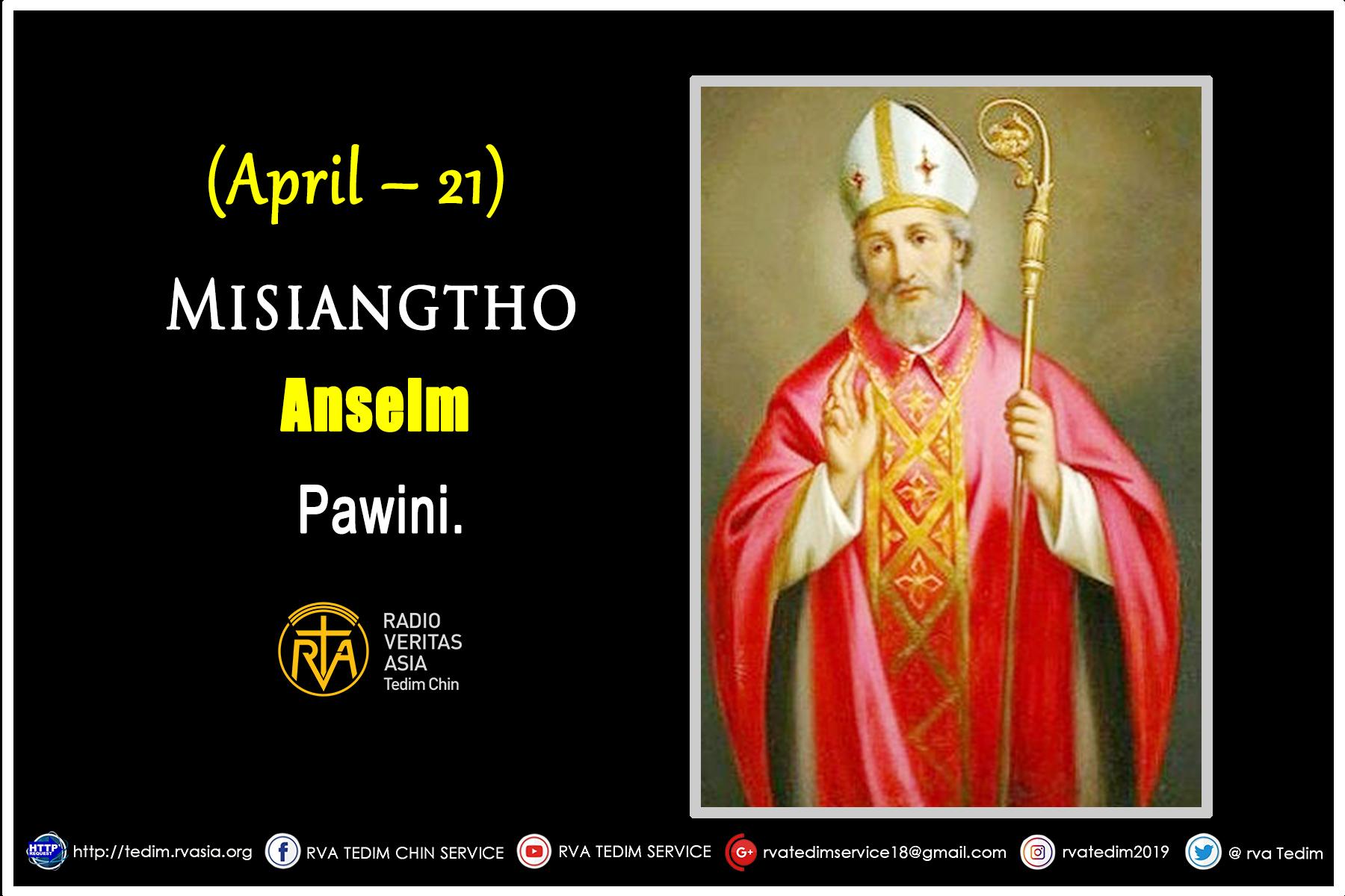 Misiangtho Anselm Pawini.(April – 21)