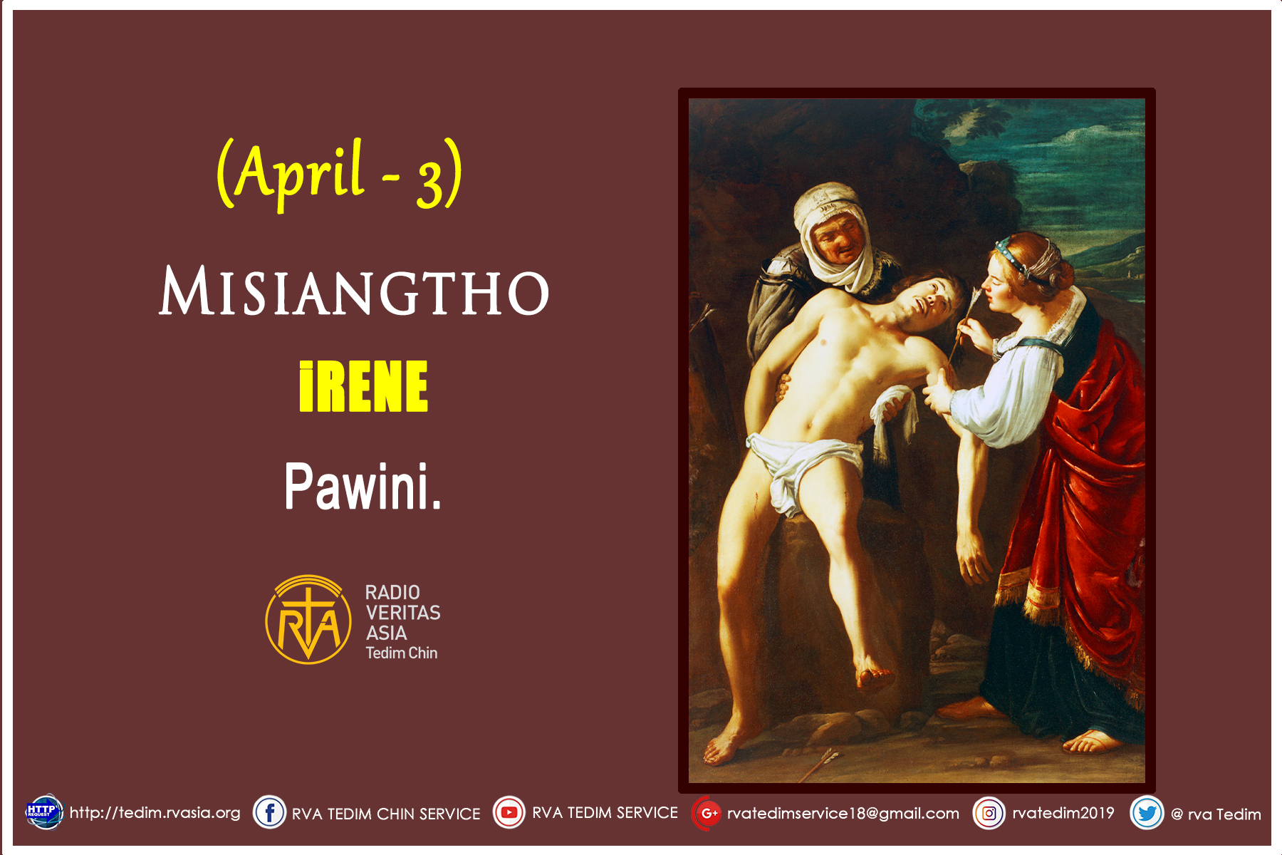 Misiangtho Irene Pawini. (April – 3)