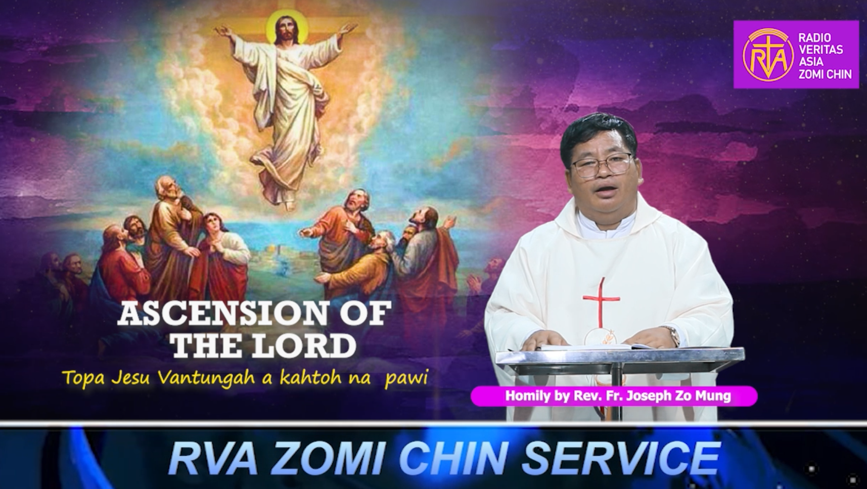Ascenstion of the Lord, Topa Jesu vantungah a kahtoh na pawi