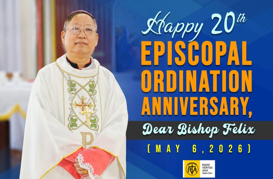 Kalay Diocese Marks 20th Episcopal Ordination Anniversary of Bishop Felix with Solemn Celebration. KALAYMYO, MYANMAR — May 6, 2026