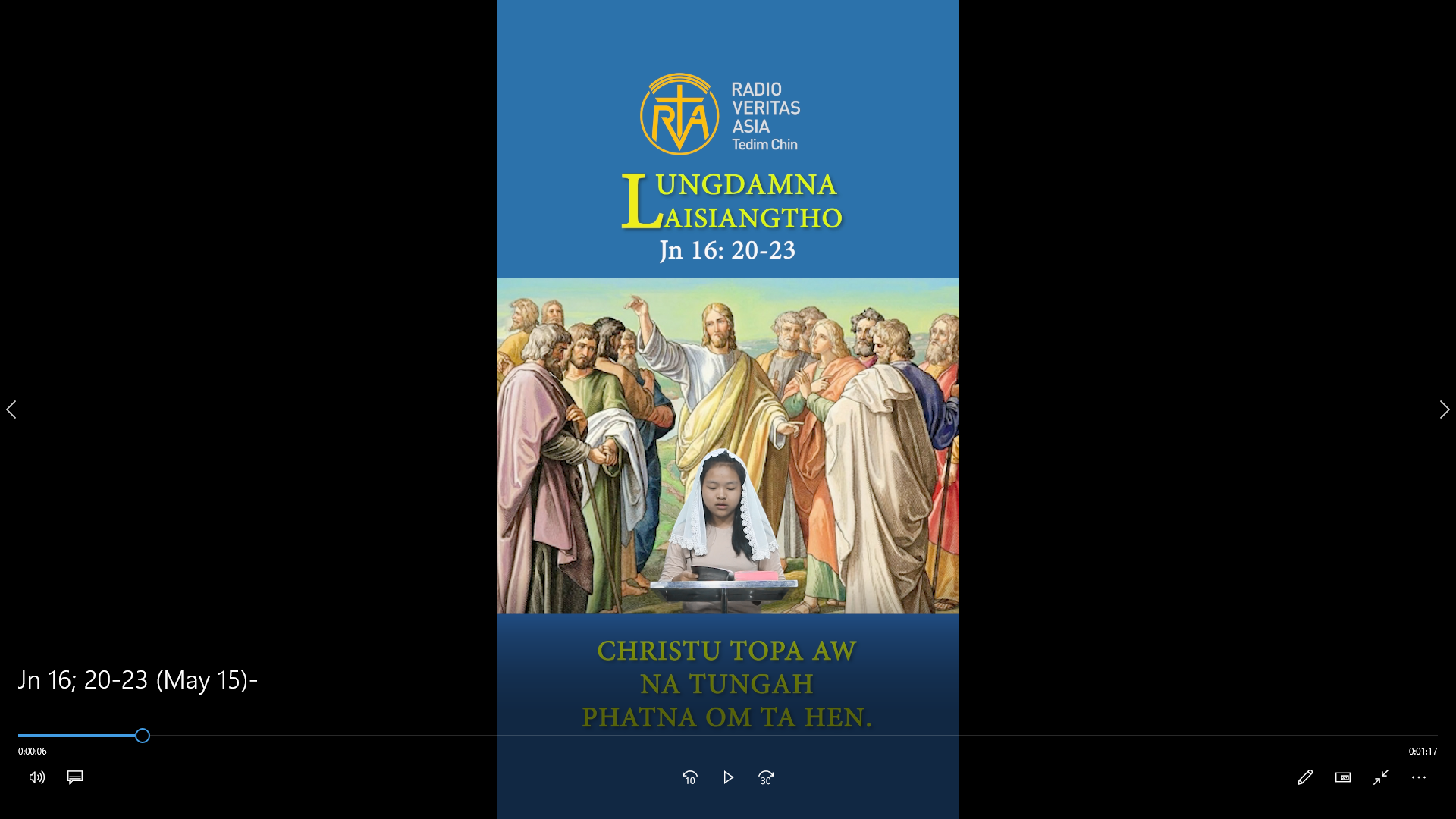 Catholic Nisim Lungdamna Laisiangtho. Thawhkik Pawi Nipi Kaal (6) Na. 15.5.2026 (Fri)