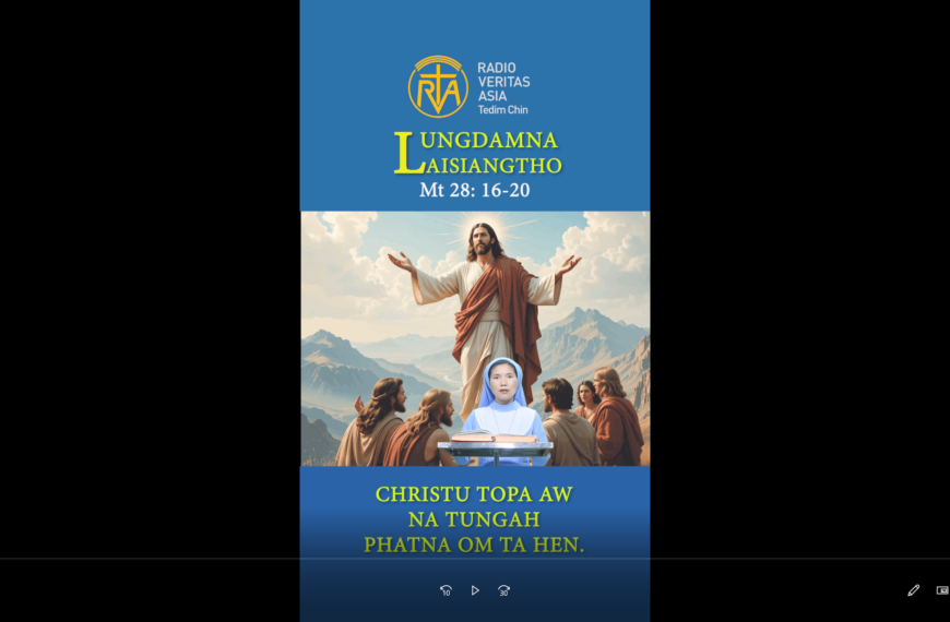 Catholic Nisim Lungdamna Laisiangtho. Topa Jesu Vantungah a kahtohna Pawini. 17.5.2026 (Sun)