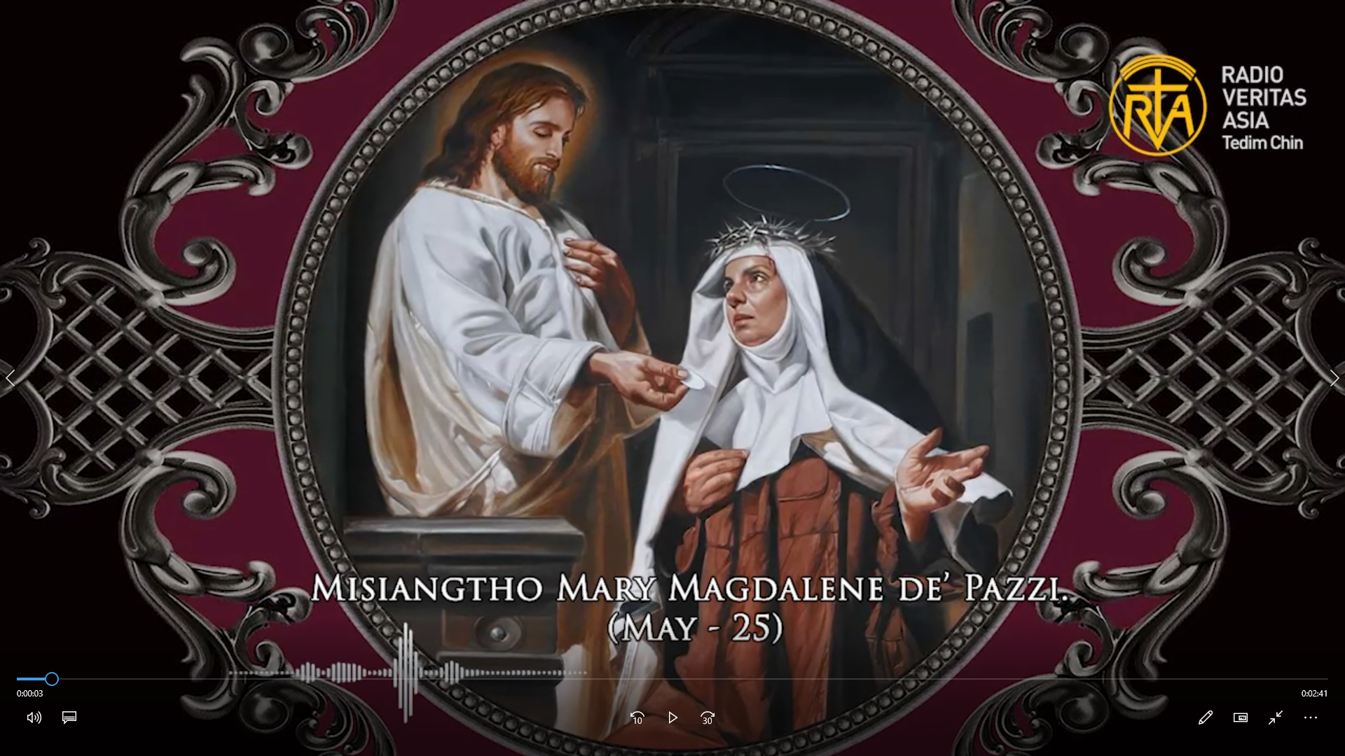 Misiangtho Mary Magdalene de’ Pazzi Pawini. (May- 25)