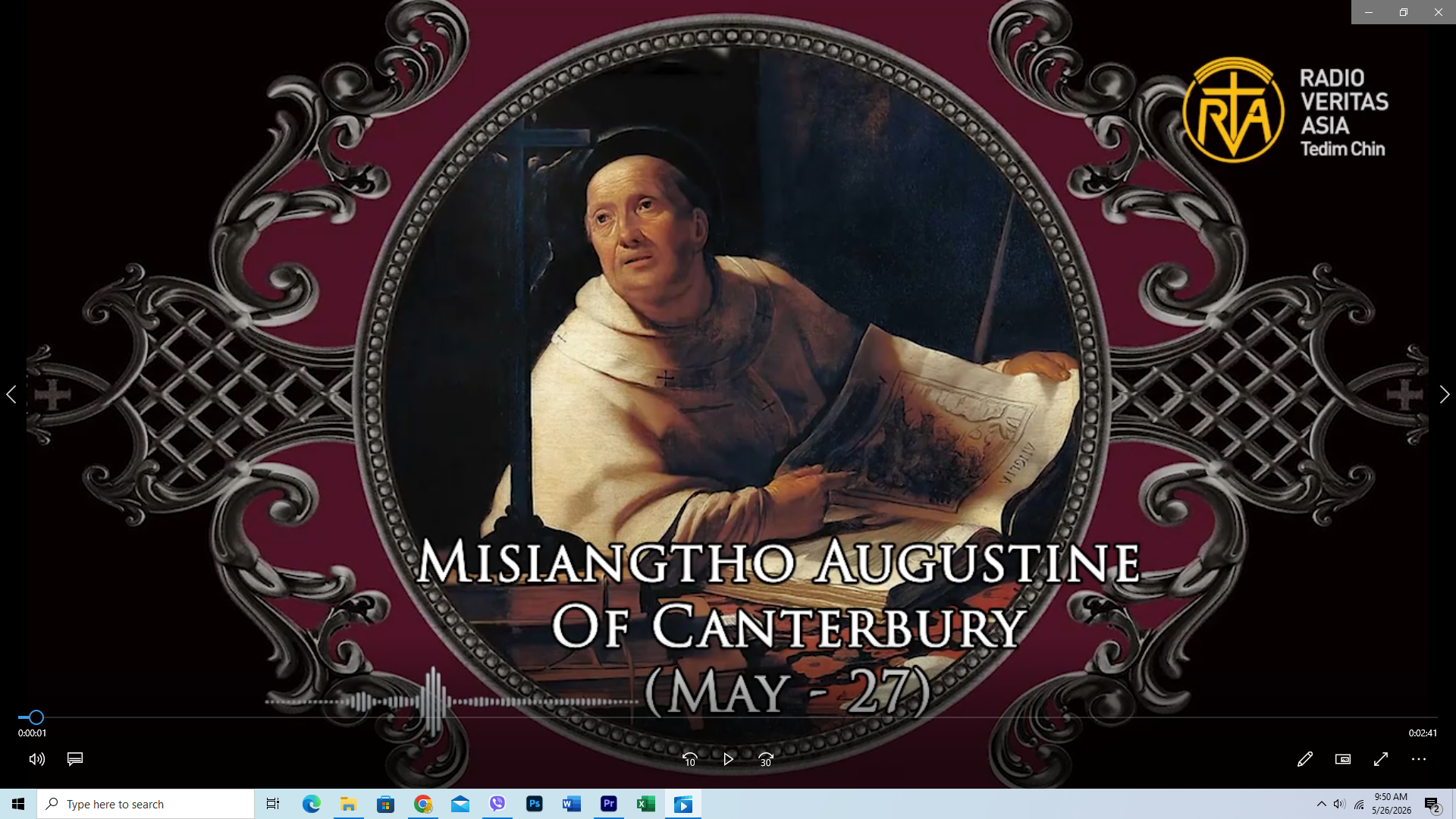 Misiangtho Augustine Of Canterbury Pawini. (May – 27)