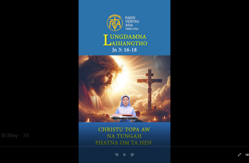Catholic Nisim Lungdamna Laisiangtho.Hun Nautang Nipi Kaal (9) Na. 31.5.2026 (Sun)