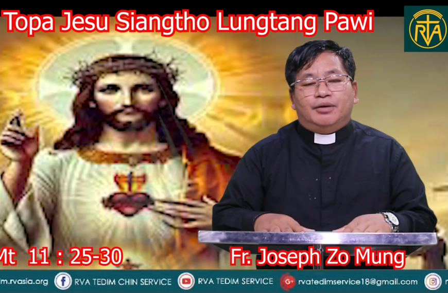 Topa Jesu Siangtho Lungtang Pawi Ni (14.6.2026) Sun