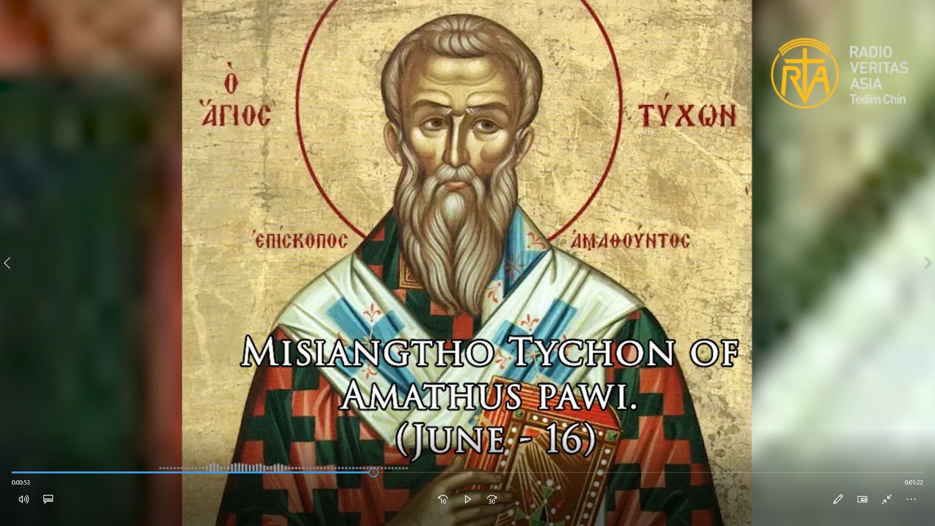 Misiangtho Tychon of Amathus Pawini. (June – 16)