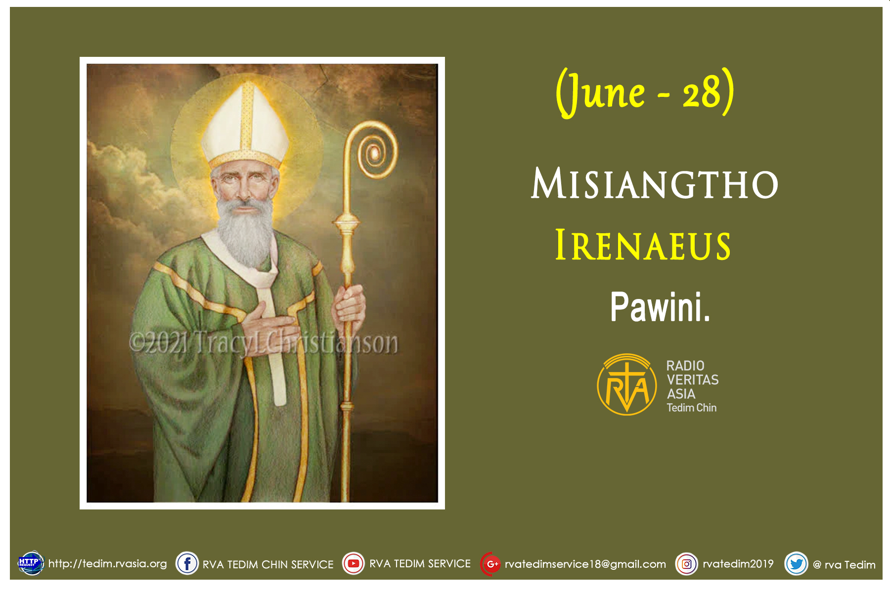 Misiangtho Irenaeus Pawini. (June – 28)