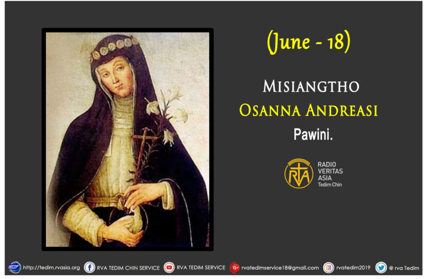 Misiangtho Osanna Andreasi Pawini. (June – 18)