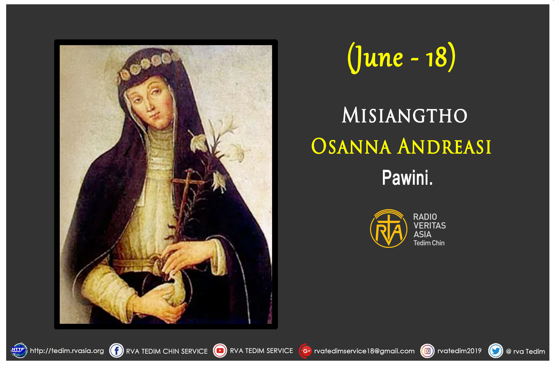 Misiangtho Osanna Andreasi Pawini. (June – 18)