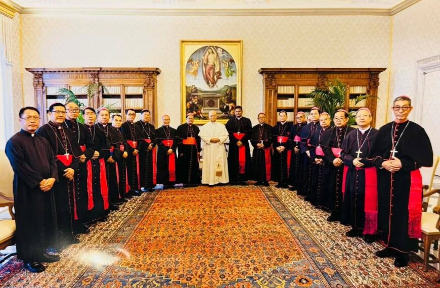 Holy Father Pope Leo XIV Receives the Bishops of Myanmar at the Vatican (June 5, 2026)