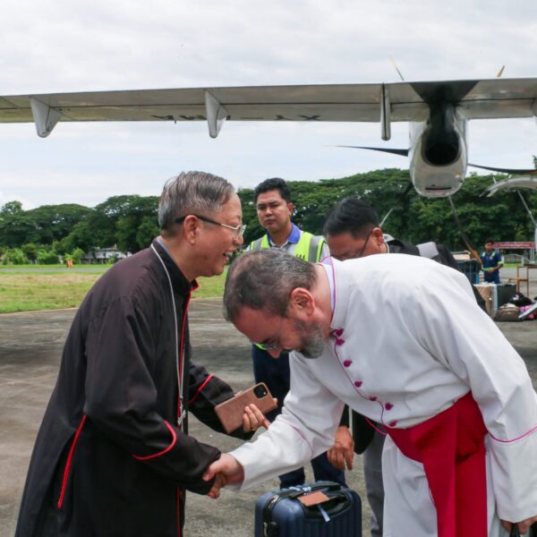 A Heartfelt Welcome Msgr. Andrea Ferrante (Chargé d’Affaires a.i. Apostolic Nunciature in Myanmar ) on his pastoral visit to Kalay Diocese on (July 9, 2026)