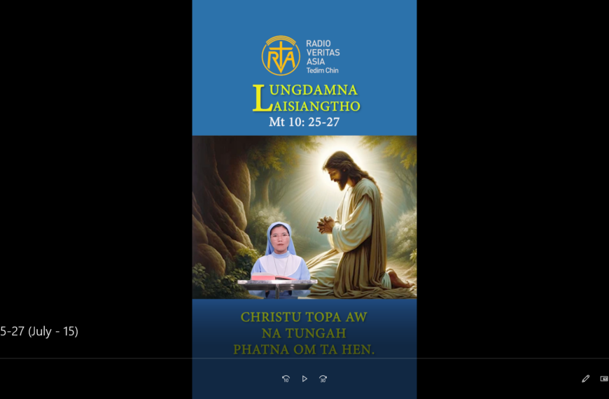 Catholic Nisim Lungdamna Laisiangtho. Hun Nautang Nipi Kaal (15) Na. 15.7.2026 (Wed)