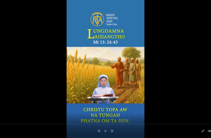 Catholic Nisim Lungdamna Laisiangtho. Hun Nautang Nipi Kaal (16) Na. 19.7.2026 (Sun)
