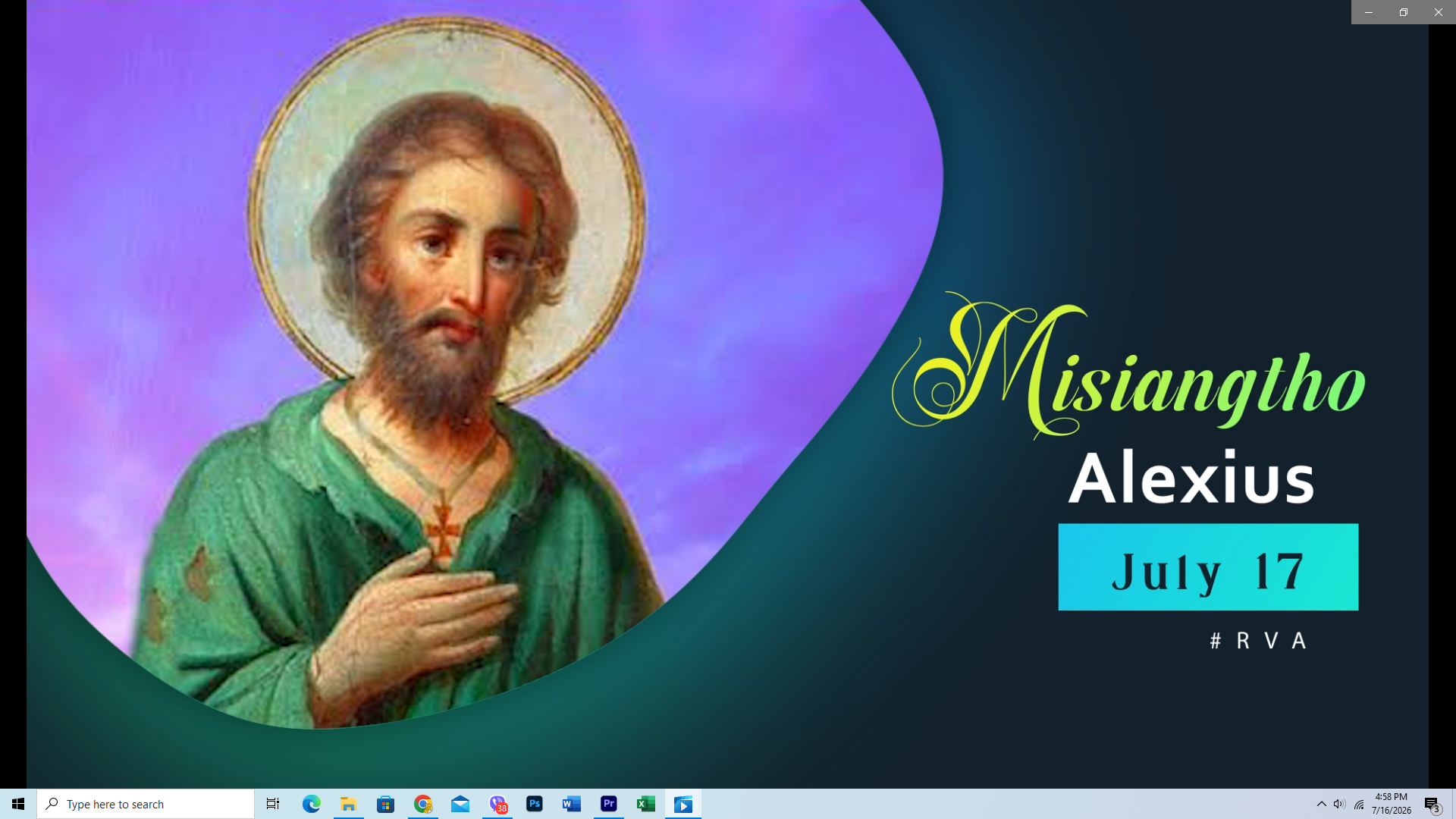 Misiangtho Alexius Pawini. (July – 17)