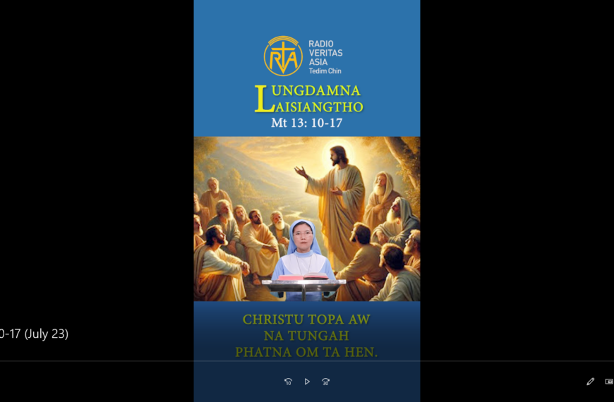 Catholic Nisim Lungdamna Laisiangtho. Hun Nautang Nipi Kaal (16) Na. 23.7.2026 (Thurs)