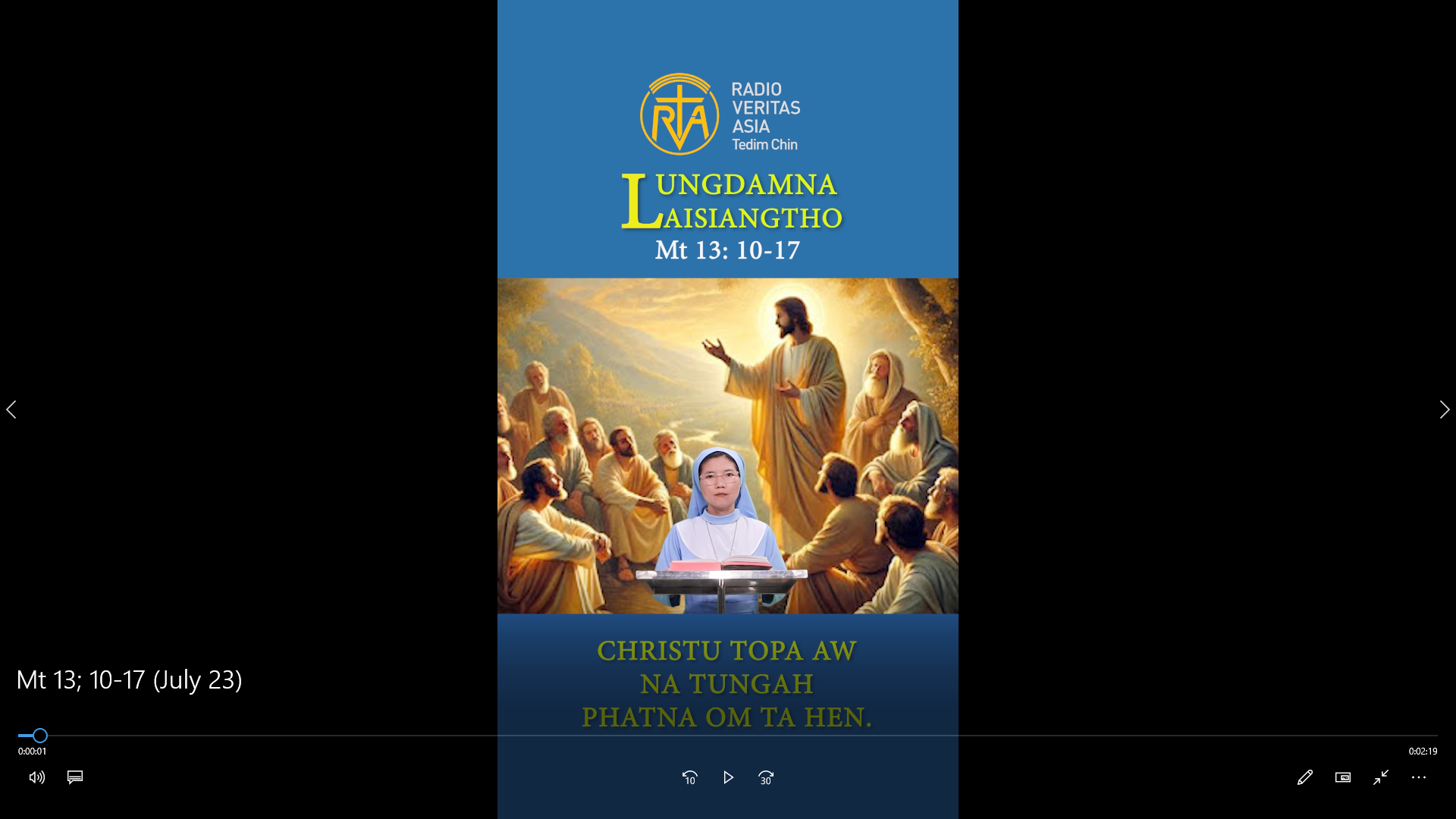 Catholic Nisim Lungdamna Laisiangtho. Hun Nautang Nipi Kaal (16) Na. 23.7.2026 (Thurs)