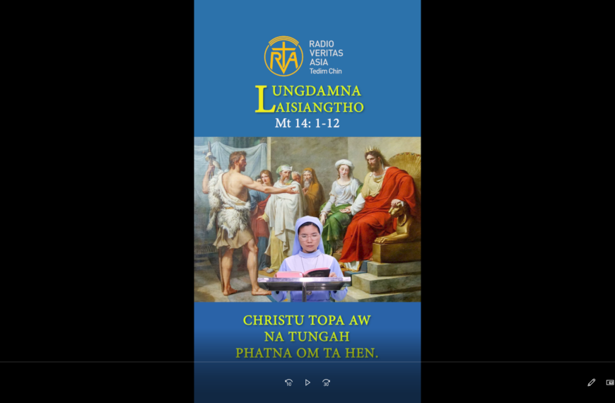 Catholic Nisim Lungdamna Laisiangtho. Hun Nautang Nipi Kaal (17) Na. 1.8.2026 (Sat)