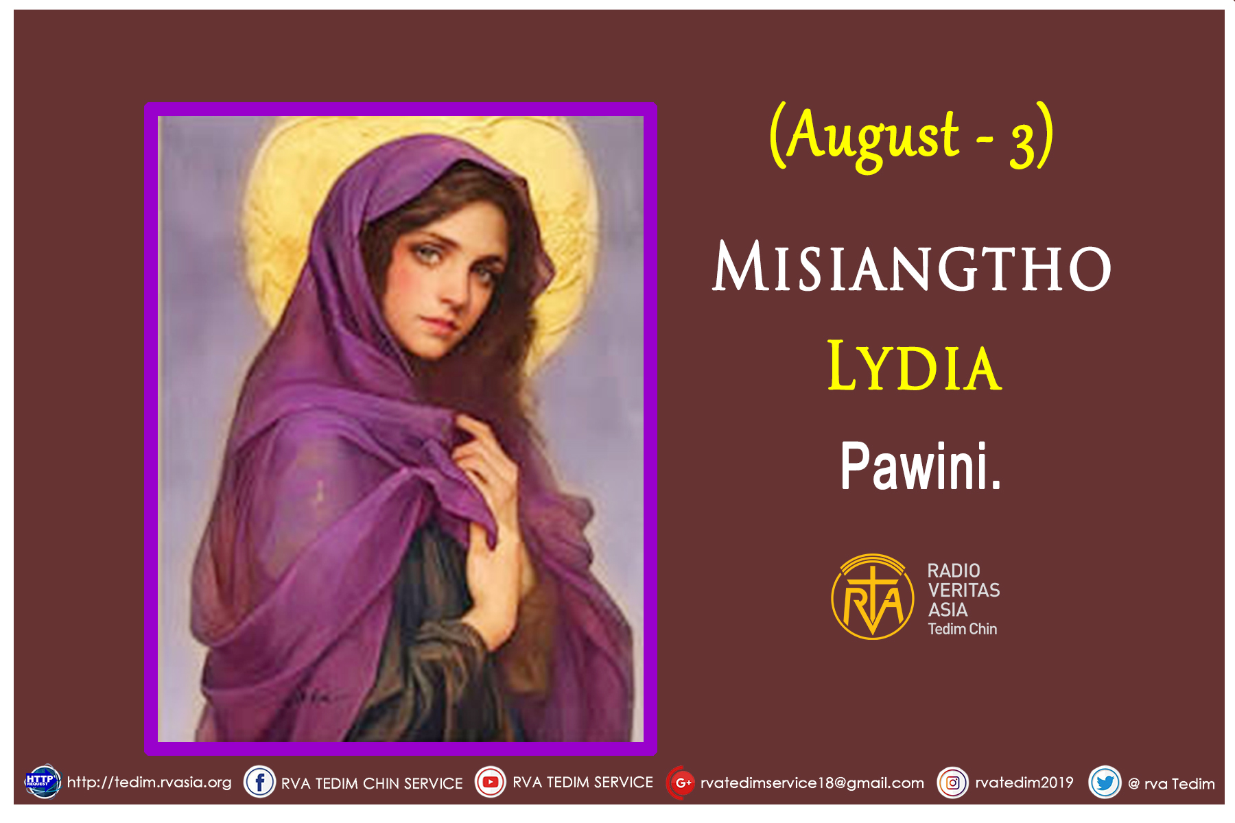 Misiangtho Lydia Pawini.(August – 3)