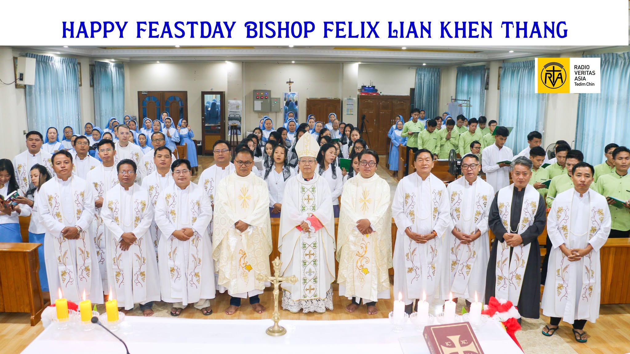 Feastday Celebration of His Excellency Bishop Felix Lian Khen Thang at Diocesan Centre, Kalaymyo (29.8.2026) Sat