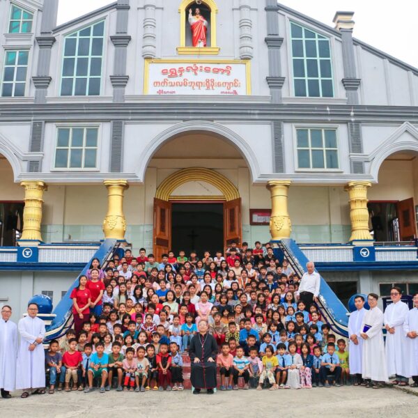 Bishop Felix Celebrates Children’s Mass for the Opening of the 2026–2027 Academic Year at Sacred Heart Church, Phai, and Blesses a Purified Drinking Water System Donated by Daw Agatha Niang Hau Dim (1 August 2026)
