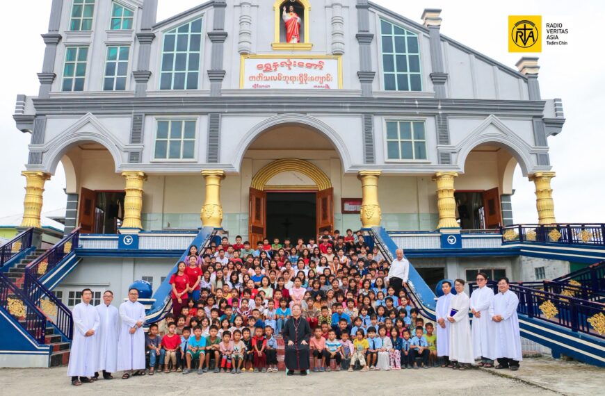 Bishop Felix Celebrates Children’s Mass for the Opening of the 2026–2027 Academic Year at Sacred Heart Church, Phai, and Blesses a Purified Drinking Water System Donated by Daw Agatha Niang Hau Dim (1 August 2026)