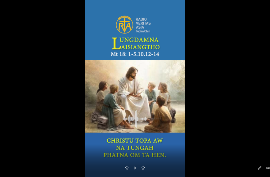 Catholic Nisim Lungdamna Laisiangtho.Hun Nautang Nipi Kaal (19) Na.11.8.2026 (Tue)