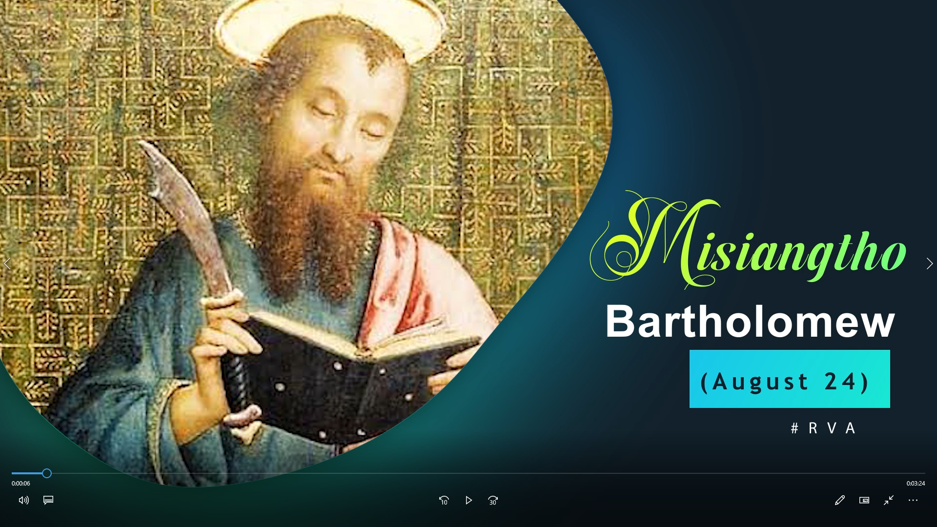 Misiangtho Bartholomew Pawini.(August – 24)