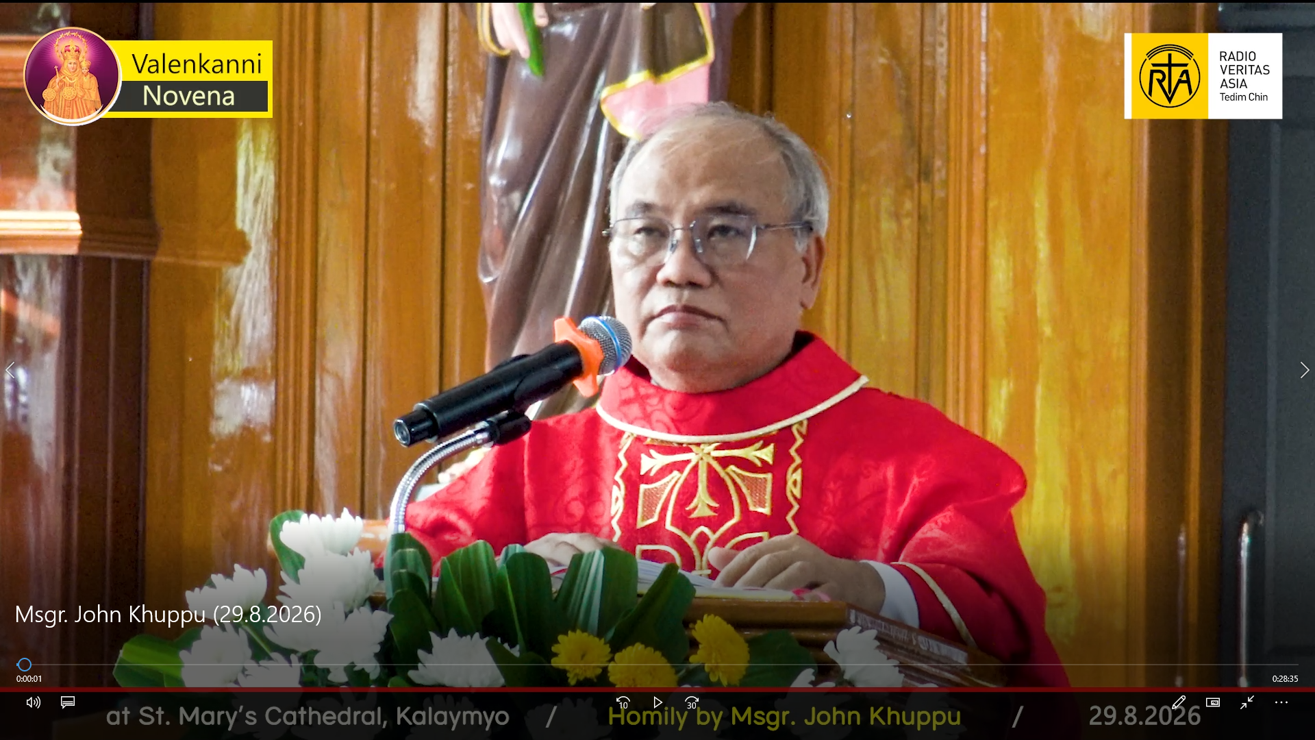 Vailankanni Cidamna Tonu Novena. Kipatna. (29.8.2026)