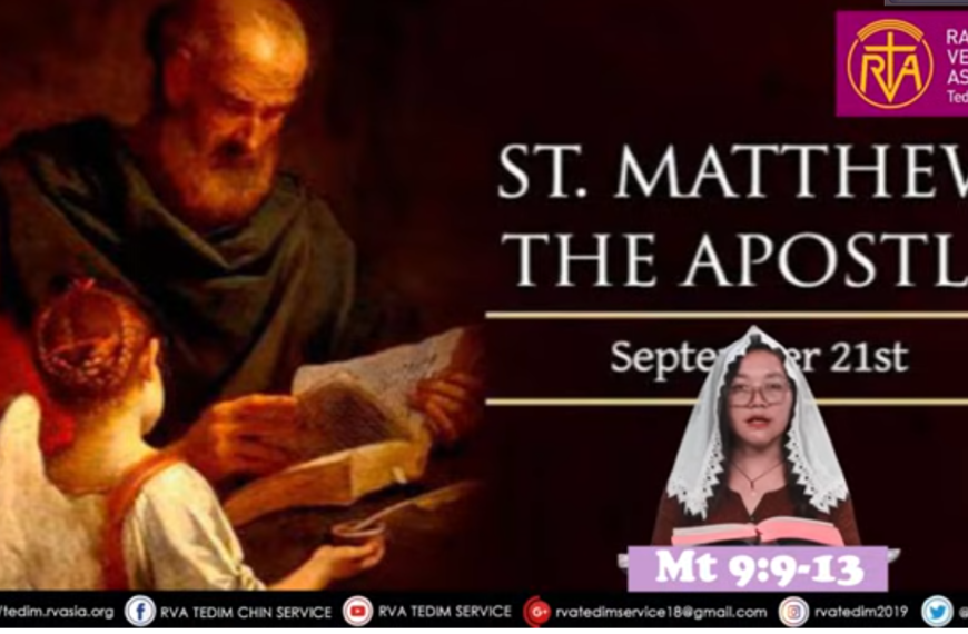 Hun Nautang sung Nipi (25) Na. (St. Matthew Pawi )Monday 21.9.2026