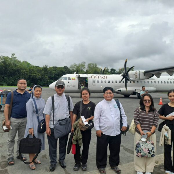 Heading From Kalay to Yangon Via Mandalay for Social Media Training Arranged By RVA at Yangon (20.9.2026)