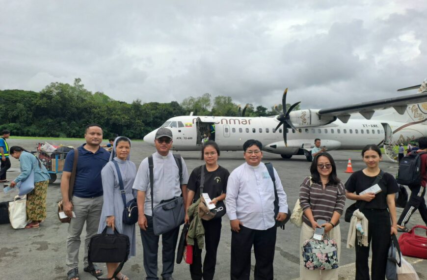 Heading From Kalay to Yangon Via Mandalay for Social Media Training Arranged By RVA at Yangon (20.9.2026)