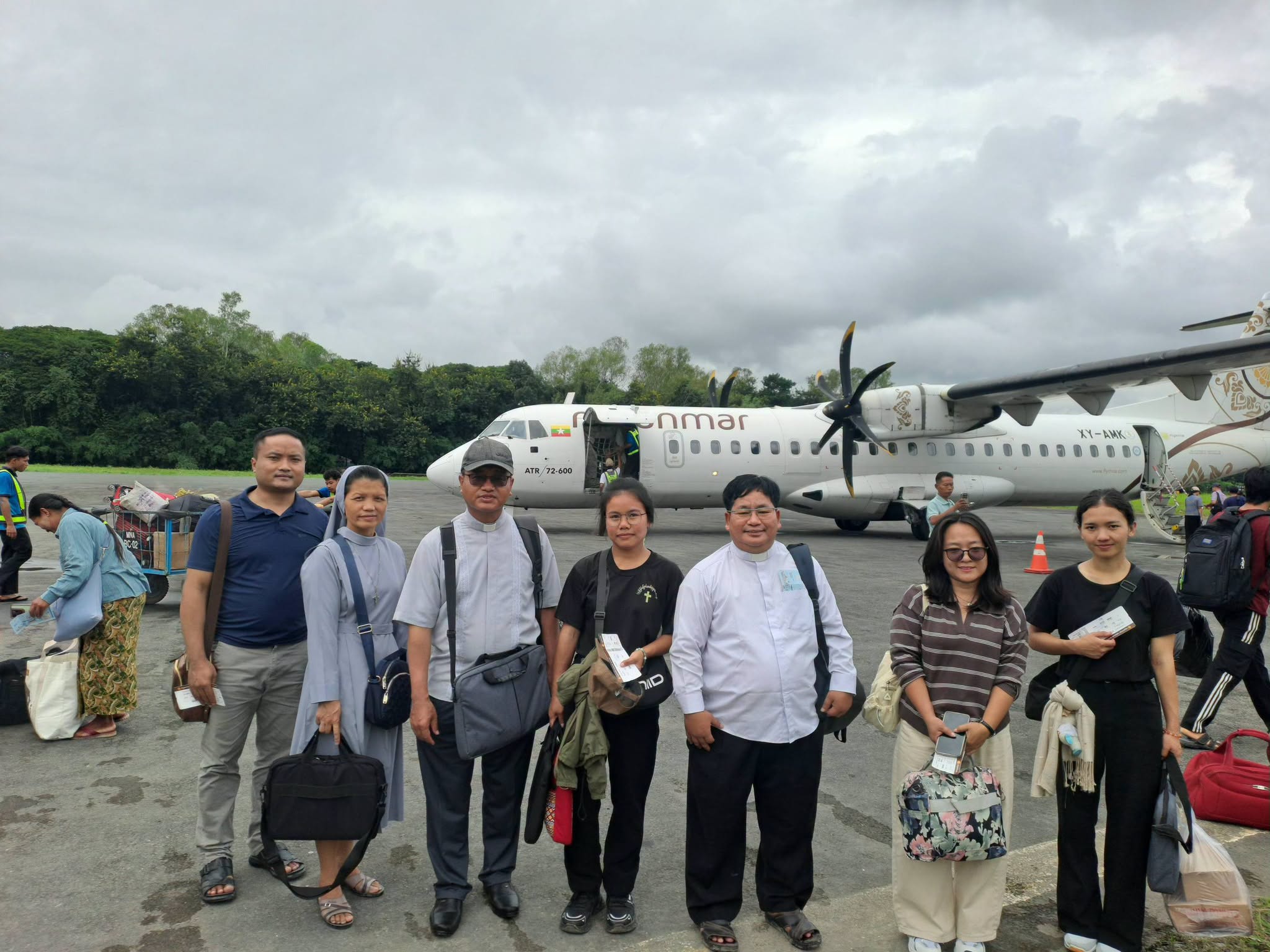 Heading From Kalay to Yangon Via Mandalay for Social Media Training Arranged By RVA at Yangon (20.9.2026)