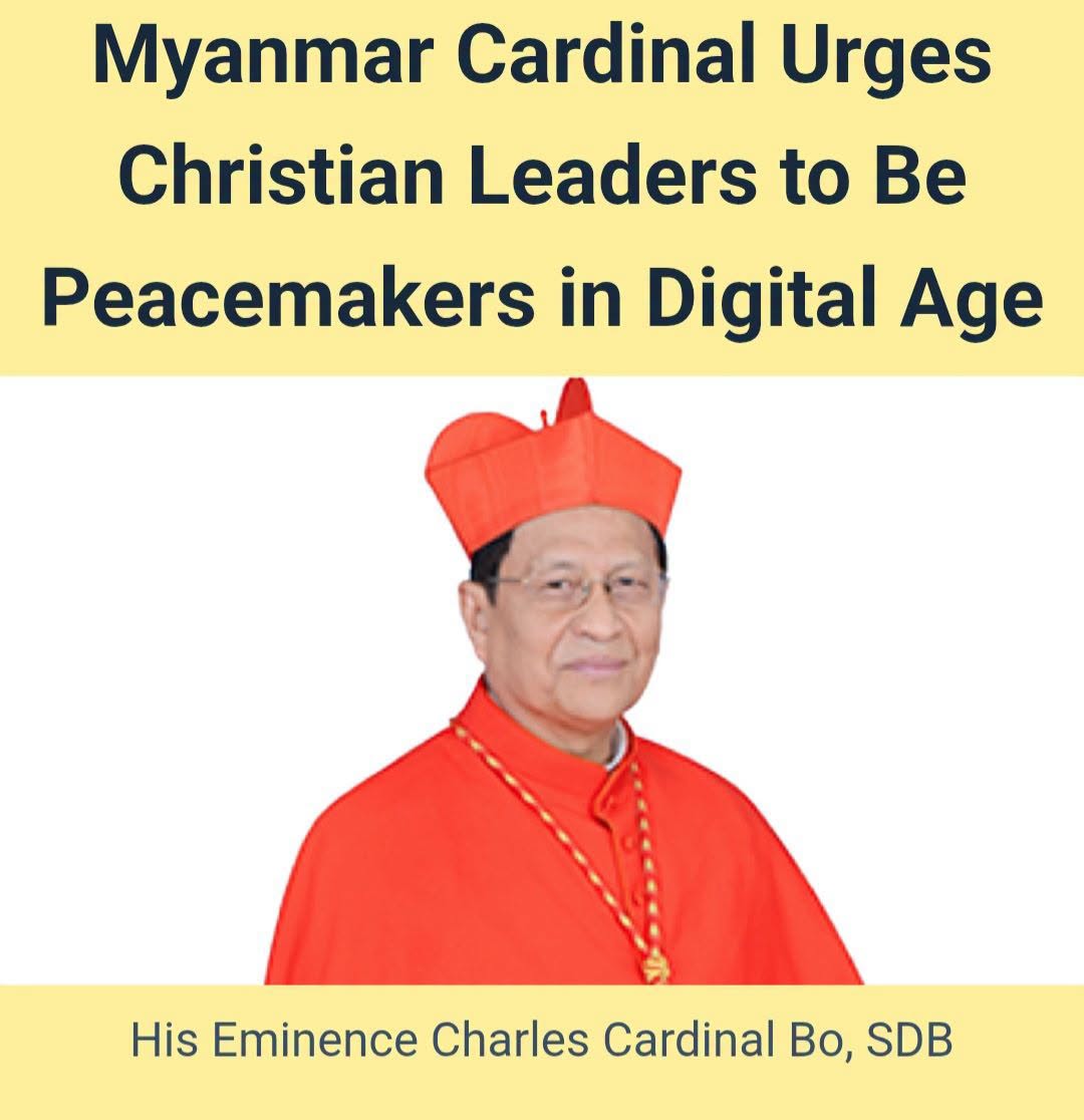Italy Gam Assisi Khuapi ah Thukhun Tawh Kisai Leh Gamvai Tawh Kisai In Puahphahna a Bawlthei Christian Makaipite Thukikupna ah Myanmar pan His Eminence Cardinal Charles Bo in Christian Makaite pen Topa Jesu Bulphuhin Lungnop Kilemna a Puakding te ih hi hi ci-in hih anuai aa bangin Thugenna Nei hi (24.8.2026)