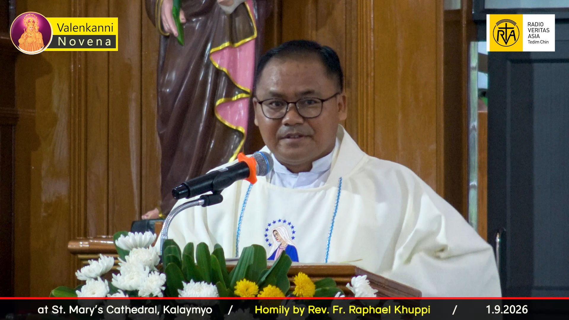 Vailankanni Cidamna Tonu Novena Ni (3) Ni. (1.9.2026)