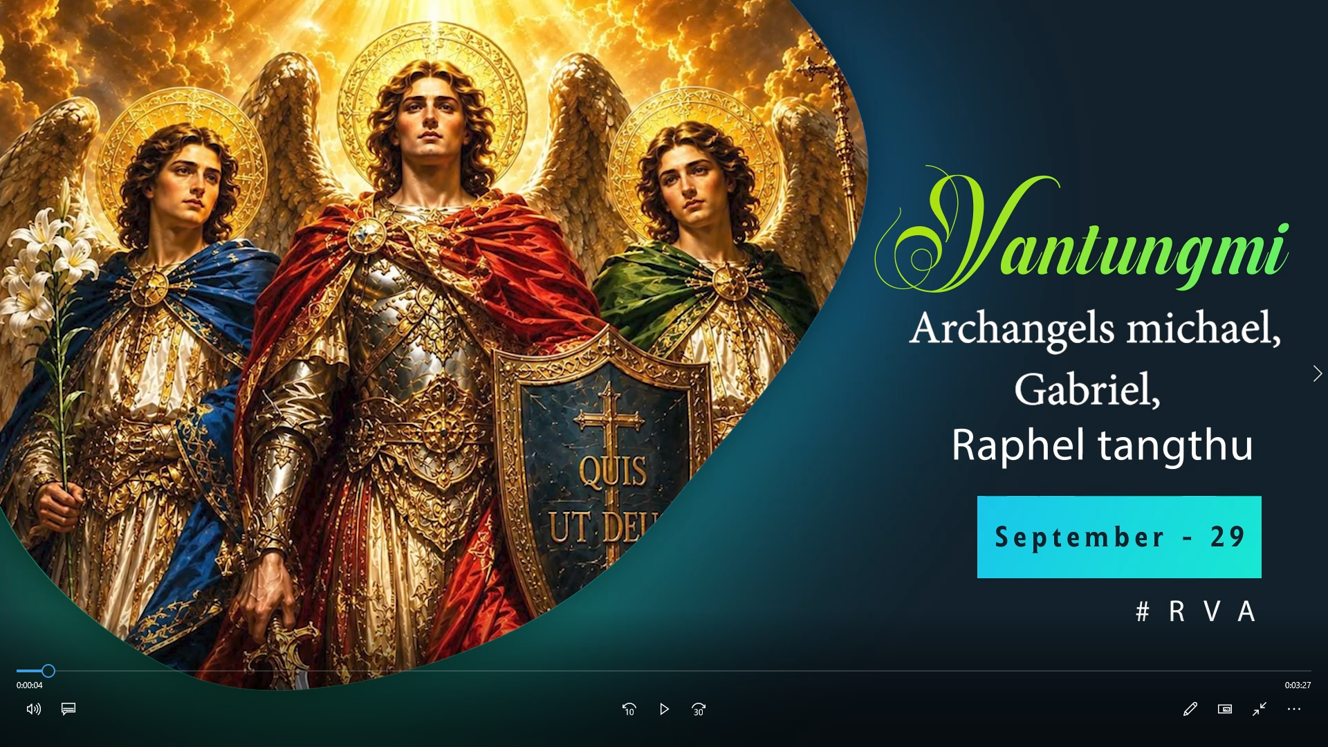Vantung mi te pawini (Archangels)(September – 29)