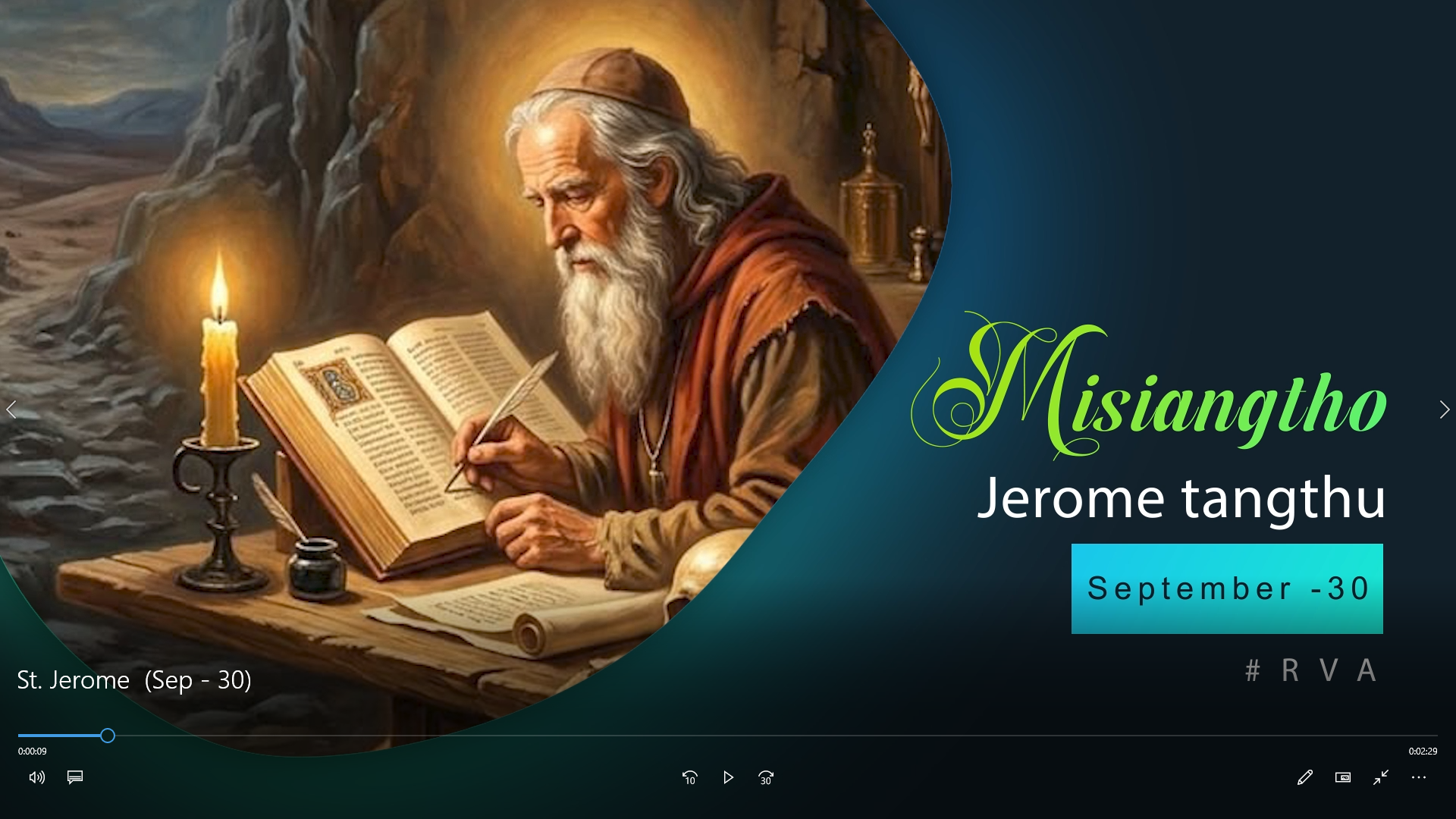 Misiangtho Jerome Pawini.(September – 30)