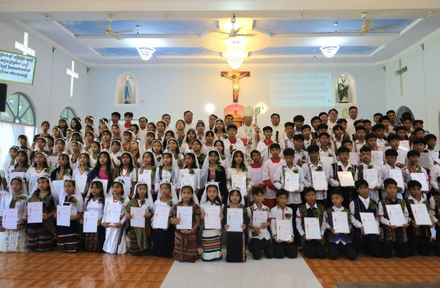Bishop Felix Visits Tamu Myo After More Than Five Years for Confirmation and Golden Jubilee Celebration (25. 10. 2026)