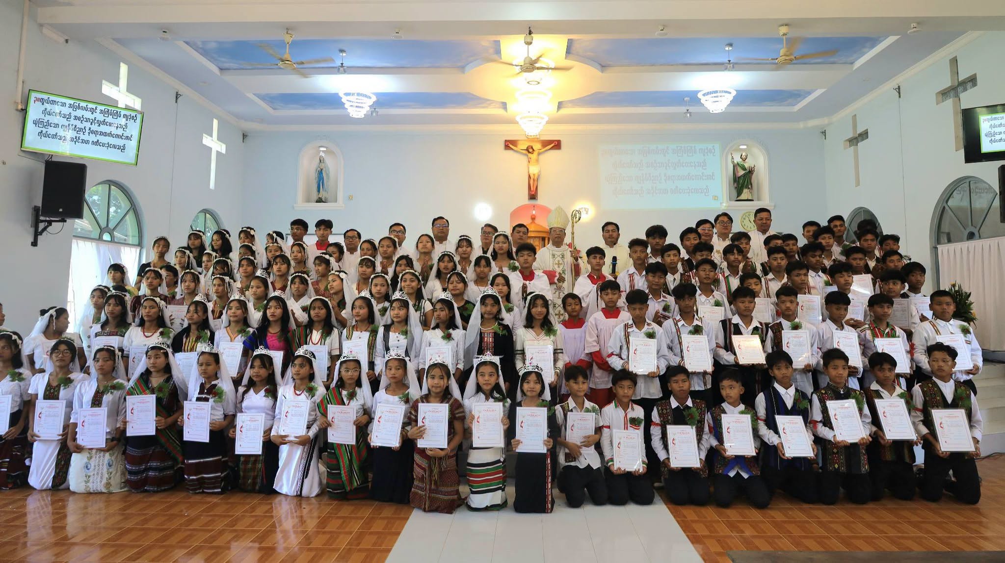 Bishop Felix Visits Tamu Myo After More Than Five Years for Confirmation and Golden Jubilee Celebration (25. 10. 2026)