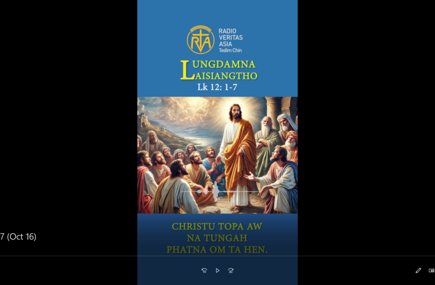 Catholic Nisim Lungdamna Laisiangtho.Hun Nautang Nipi Kaal (28) Na.16.10.2026 (Fri)